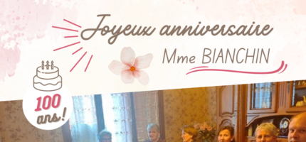 Une centenaire au service d&rsquo;aide à domicile